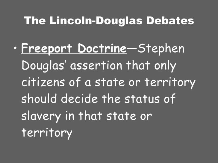 What is the Freeport Doctrine?