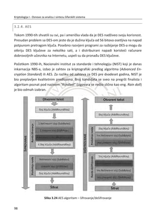 Slika 3.2, prikazan je prirodni informacioni izvor koji se koristi kao generator sluēajnih
nizova. Prave generatore sluēajnih nizova moguđe je pronađi u prirodi. Ujedno,
dobijeni sluēajni niz iz datog informacionog izvora predstavlja kljuē K koji se koristiti
za šifrovanje na naēin koji je objašnjen kod One-time pad šifre.
Druga sigurnost koju je definisao Šenon je dokaziva raēunarska sigurnost, što znaēi da
se za zadati kriptografski sistem može rigorozno dokazati nominovana sigurnost u
odnosu na protivnika koji poseduje specifiēne vremenske i raēunarske resurse.
Upravo šifra koja najviše odgovara definiciji raēunarske sigurnosti je simetriēna
sekvencijalna šifra i po Šenonu predstavlja pseudoideal raēunarske sigurnosti.
Slika 3.3, prikazan je prirodni informacioni izvor koji ima ulogu generatora sluēajnih
nizova koji se koriste kao inicijalna stanja pseudosluēajnih generatora za generisanje
pseudosluēajnih nizova. Generisani pseudosluēajni nizovi koriste se za kljuē K koji se
primenjuje za šifrovanje na naēin koji je objašnjen kod One-time pad šifre.
Slika 3.3 Šenonov pseudo ideal
Proces šifrovanja se svodi na XOR operaciju nad bitovima otvorenog teksta i bitovima
pseudosluēajne sekvence (radnog kljuēa). Dešifrovanje se vrši identiēnim
pseudosluēajnim nizom na prijemu koji se XOR-uje sa dobijenim šifratom C .
64
Kriptologija I - Osnove za analizu i sintezu šifarskih sistema______________________________________________________________________________________
 