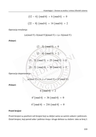 biometrijski templejti se ne nalaze uvek u šifrovanoj formi zbog faze prepoznavanja u
kojoj se vrši provera poklapanja dva biometrijska templejta. U momentu provere
poklapanja biometrijski podaci su prisutni u nešifrovanoj formi.
Ukoliko je napad u ovoj fazi uspešno realizovan, napadaē đe posedovati odgovarajuđu
originalnu biometriju. Ponovljenim napadom, pristup sistemu je zagarantovan.
Nastala situacija može da postane još teža ukoliko je vlasnik izgubljene biometrije
koristio biometriju za pristup u više razliēitih i nepovezanih servisa. Ovo predstavlja
ozbiljan bezbednosni problem, a takoĜe može biti problem zbog pozivanja na
odgovornost odgovornih lica.
Važno je imati na umu da postoji velika varijabilnost kod svih tipova biometrijskih
izvora. Varijabilnost biometrijskih podataka nastaje u svim fazama obrade
biometrijskih podataka. Od momenta oēitavanja do generisanja biometrijskih
templejta za fazu prepoznavanja. Biometrijski podaci poseduju takve osobine zbog
kojih nije moguđe dva puta oēitati iste biometrijske podatke sa zajedniēkog
biometrijskog izvora. Tehnika za prepoznavanje identiteta na osnovu lica, sklona je
visokom stepenu varijabilnosti zbog razliēitih uticaja osvetljenja i ugla pomeranja
subjekta. To je jedan od razloga zbog koga smo zamoljeni da ne koristimo sliku sa
našim osmehom u dokumentima. Sliēno tome, brojni faktori utiēu na izdvajanje
konzistentnih i pouzdanih uzoraka otiska prsta. Na osnovu analize osobina razliēitih
biometrija, utvrĜeno je da iris oka sadrži najveđu koliēinu informacije i najmanju
varijabilnost, sa druge strane odlikuje ga i visok stepen pouzdanosti i konzistentnosti.
Kao posledica varijabilnosti, živi biometrijski uzorci mogu biti u potpunoj suprotnosti
sa uskladištenim referentnim podacima. Kod biometrijskih sistema nije moguđe
postiđi taēnost od 100 %. Kada biometrijski sistem nije u stanju da potvrdi visok
stepen sliēnosti u fazi prepoznavanja, prinuĜen je da odbaci legitimnog korisnika.
Ovakav dogaĜaj nazvan je lažno odbacivanje od strane sistema (eng. False Rejected
Rate-FRR). U ovom sluēaju korisnik je prinuĜen da ponovi postupak iz poēetka.
Biometrijski sistemi za prepoznavanje mogu biti dizajnirani tako da se smanji stopa
lažnog odbacivanja i da prepoznavanje bude uspešno, što đe omoguđiti pravilno
funkcionisanje sistema. Standardne metode za poboljšanje su kontrolisanja uslova u
kojima se oēitavaju izvori biometrijskih uzoraka i poboljšavaju matematiēki algoritmi.
Jedan od naēina da se to uradi, jeste da se smanji prag ili granica za prepoznavanje.
185
Kriptologija I - Osnove za analizu i sintezu šifarskih sistema______________________________________________________________________________________
 