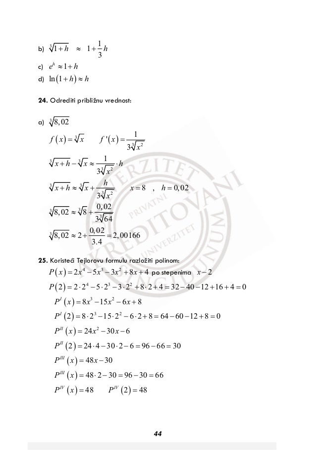 Us Kvantitativne Metode Zbirka Zadataka