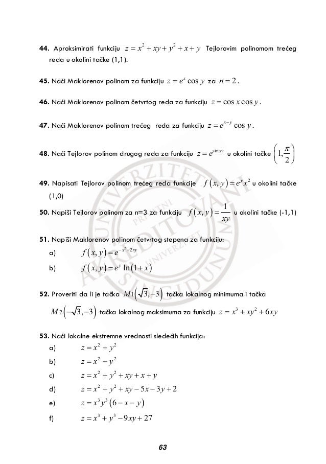 Us Kvantitativne Metode Zbirka Zadataka