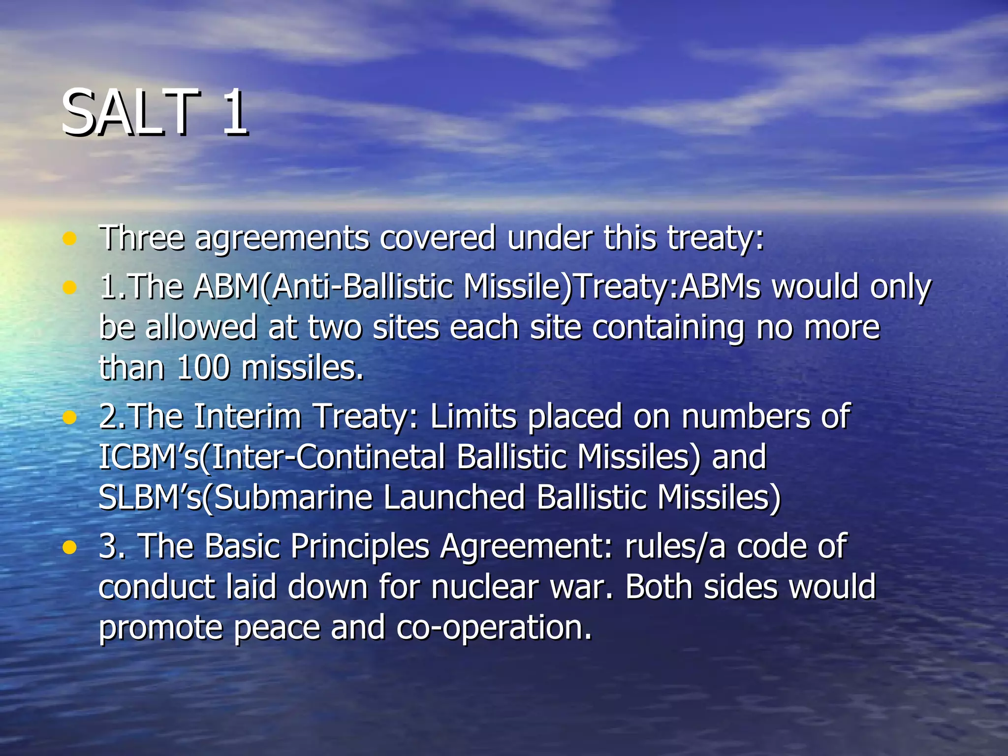 Us soviet relations during detente | PPT