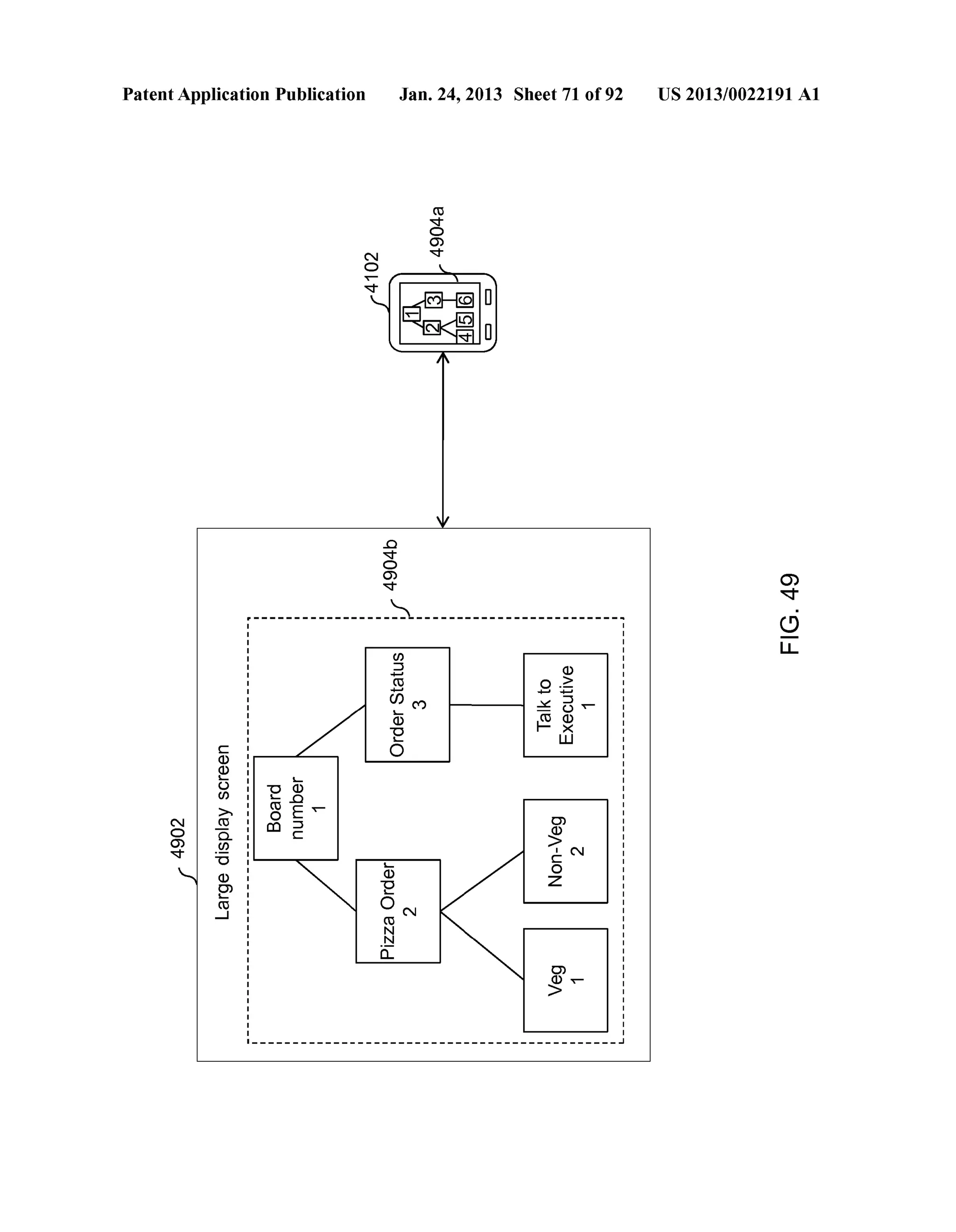 Patent Application Publication Jan. 24, 2013 Sheet 71 of 92 
N 
0 en 
'<j" 
c 
(]) 
~ 
(.) 
(/) 
>. 
ro 
0.. 
(/) 
"0 
(]) 
e> 
ro 
_J 
.0 
'<j" 
0 en 
'<j" 
~D 
~D 
-----------------~------------------------- 
.._ 
(]) 
"E 
ON 
ro 
N 
.!:::! 
a_ 
0"> 
~e N 
0 z 
•--------------------------------------------- 
US 2013/0022191 A1 
 