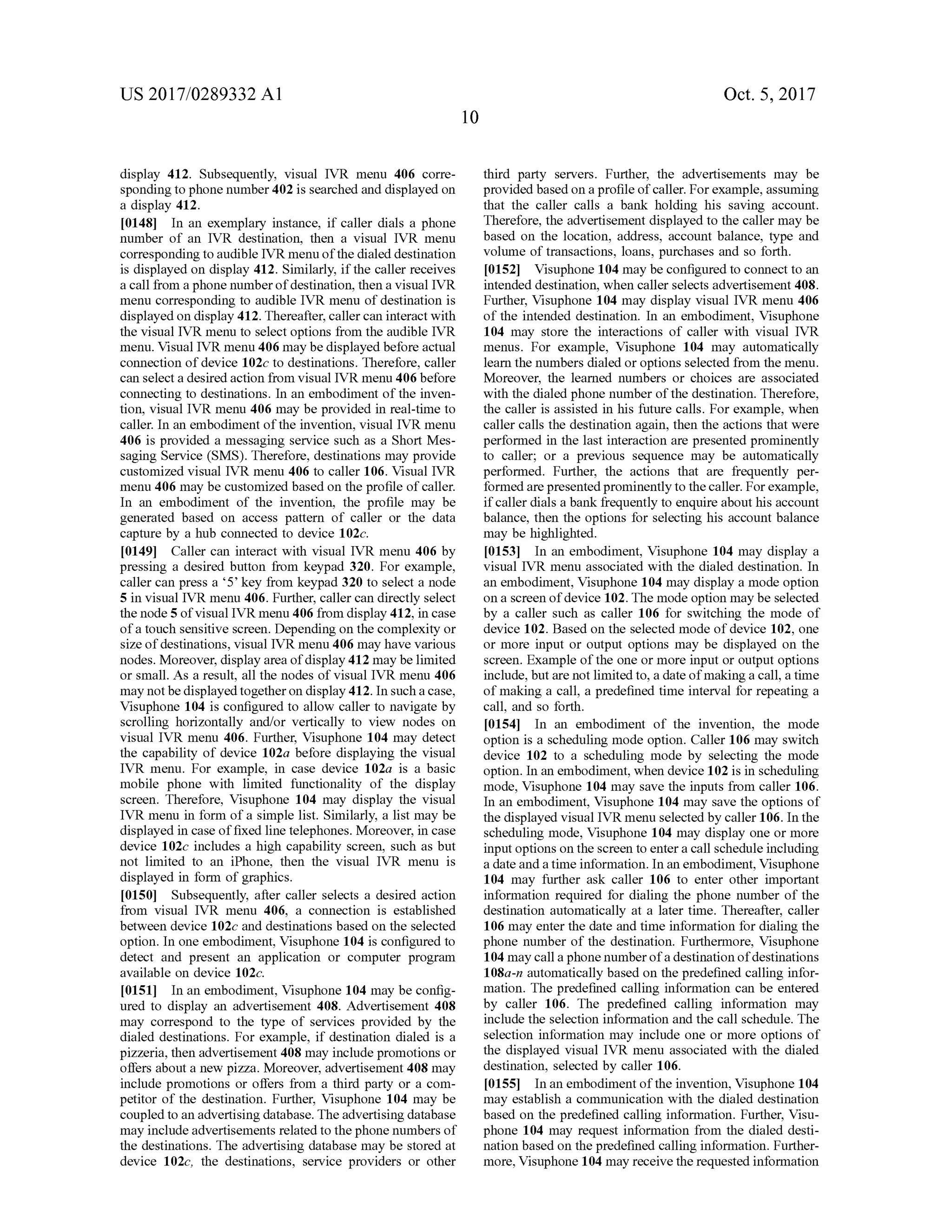 Systems and Methods for Visual Presentation and Selection of IVR Menu