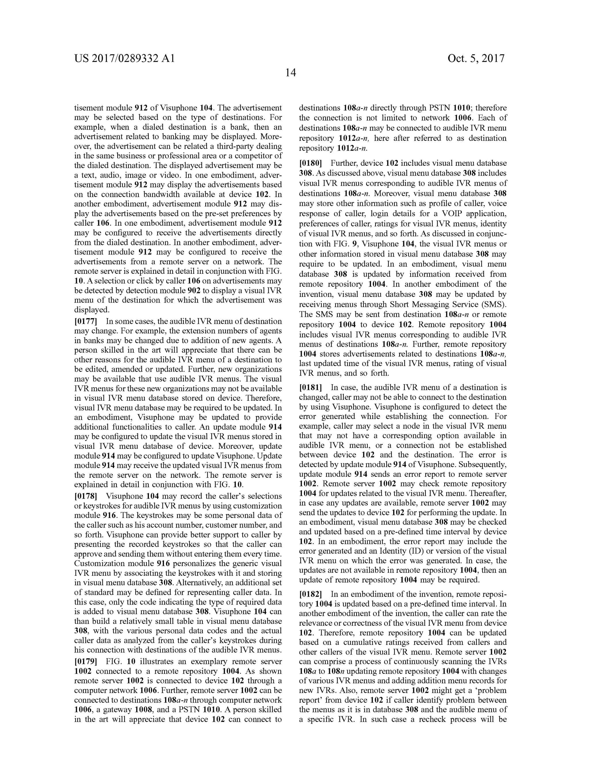 Systems and Methods for Visual Presentation and Selection of IVR Menu