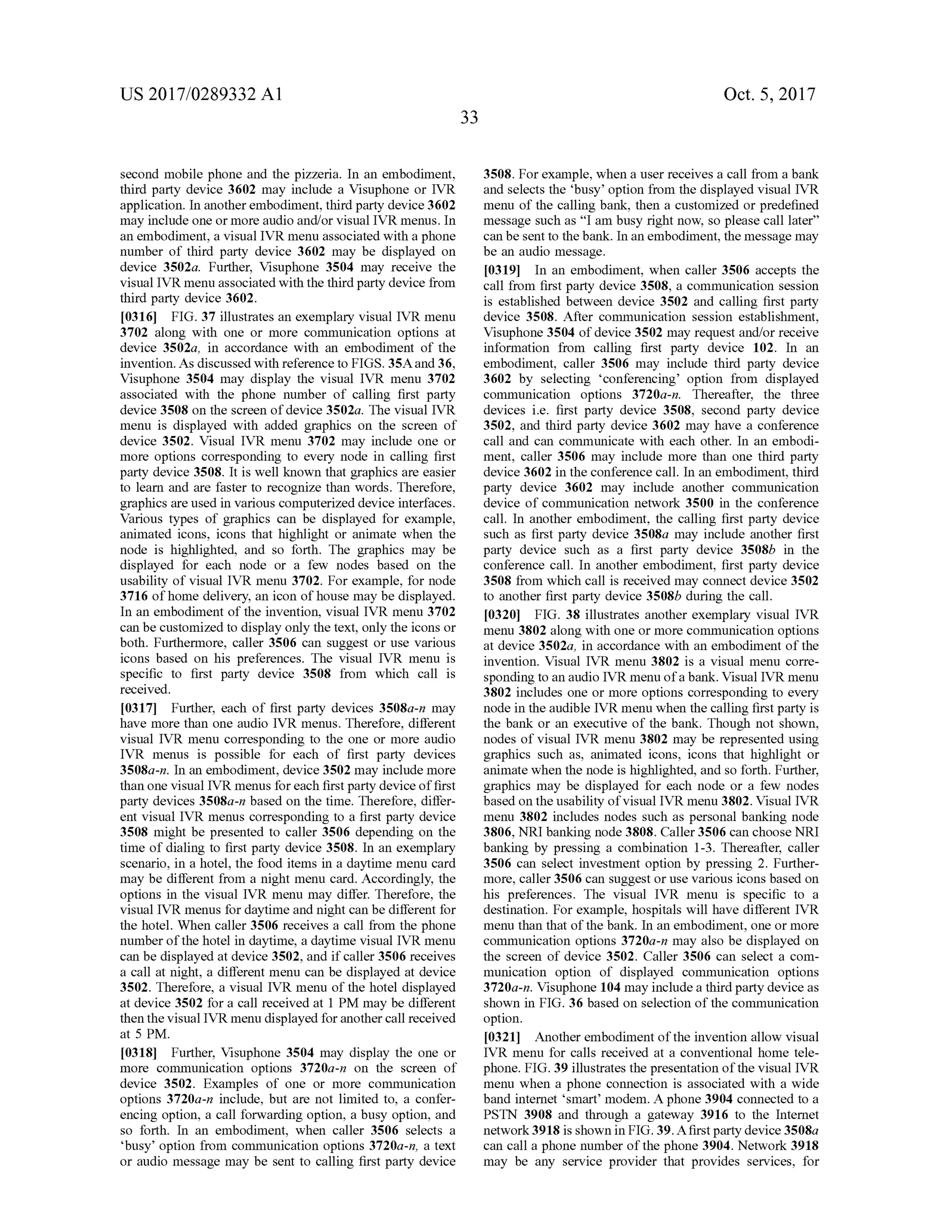 Systems and Methods for Visual Presentation and Selection of IVR Menu