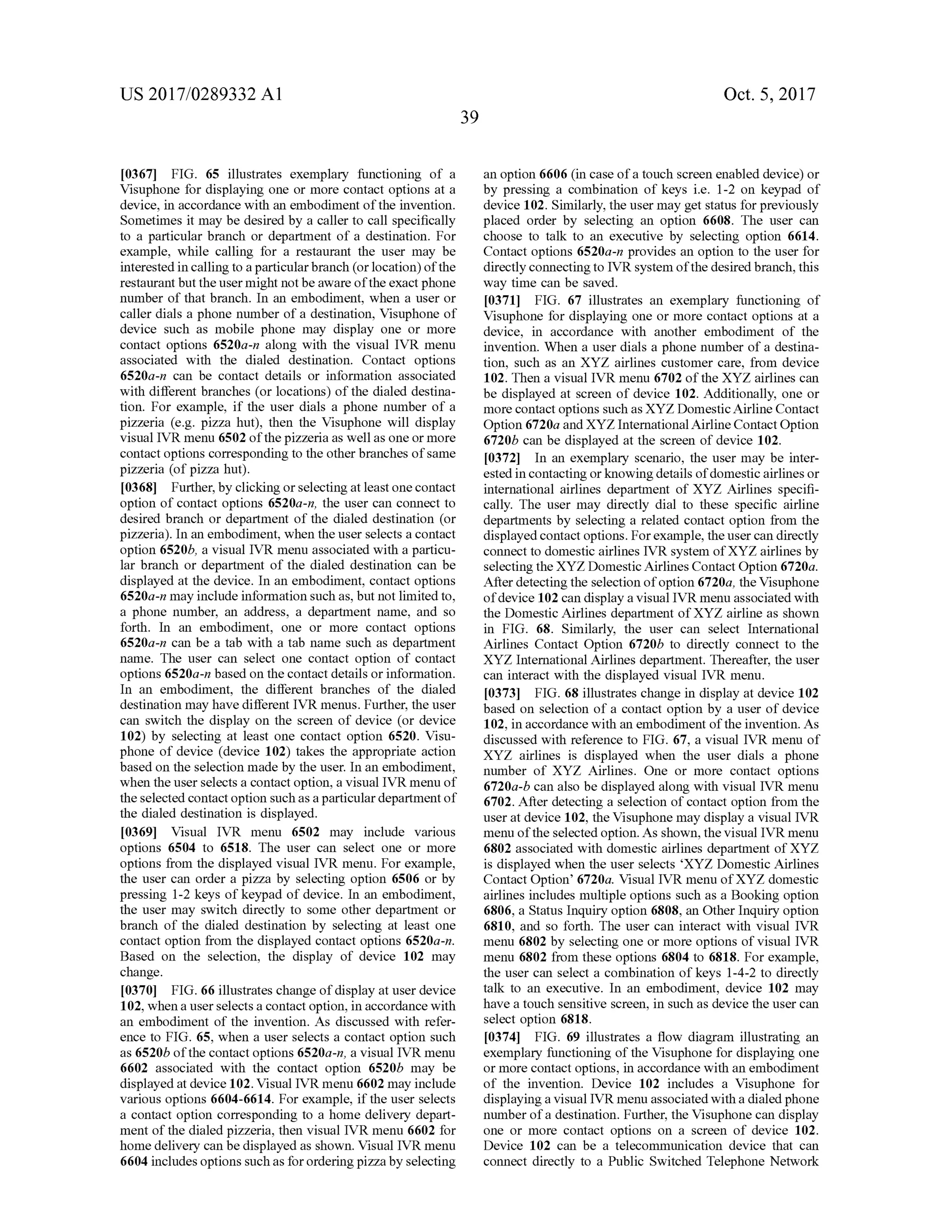 Systems and Methods for Visual Presentation and Selection of IVR Menu