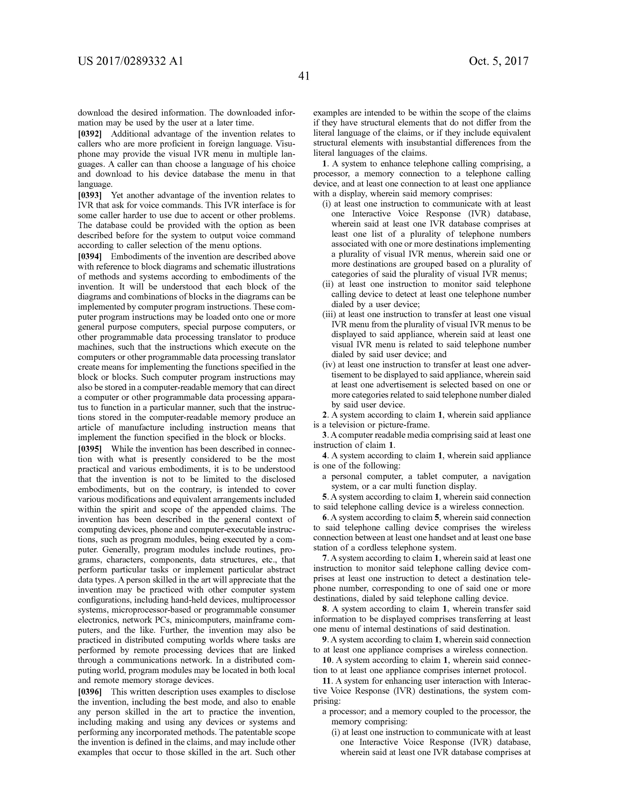 Systems and Methods for Visual Presentation and Selection of IVR Menu