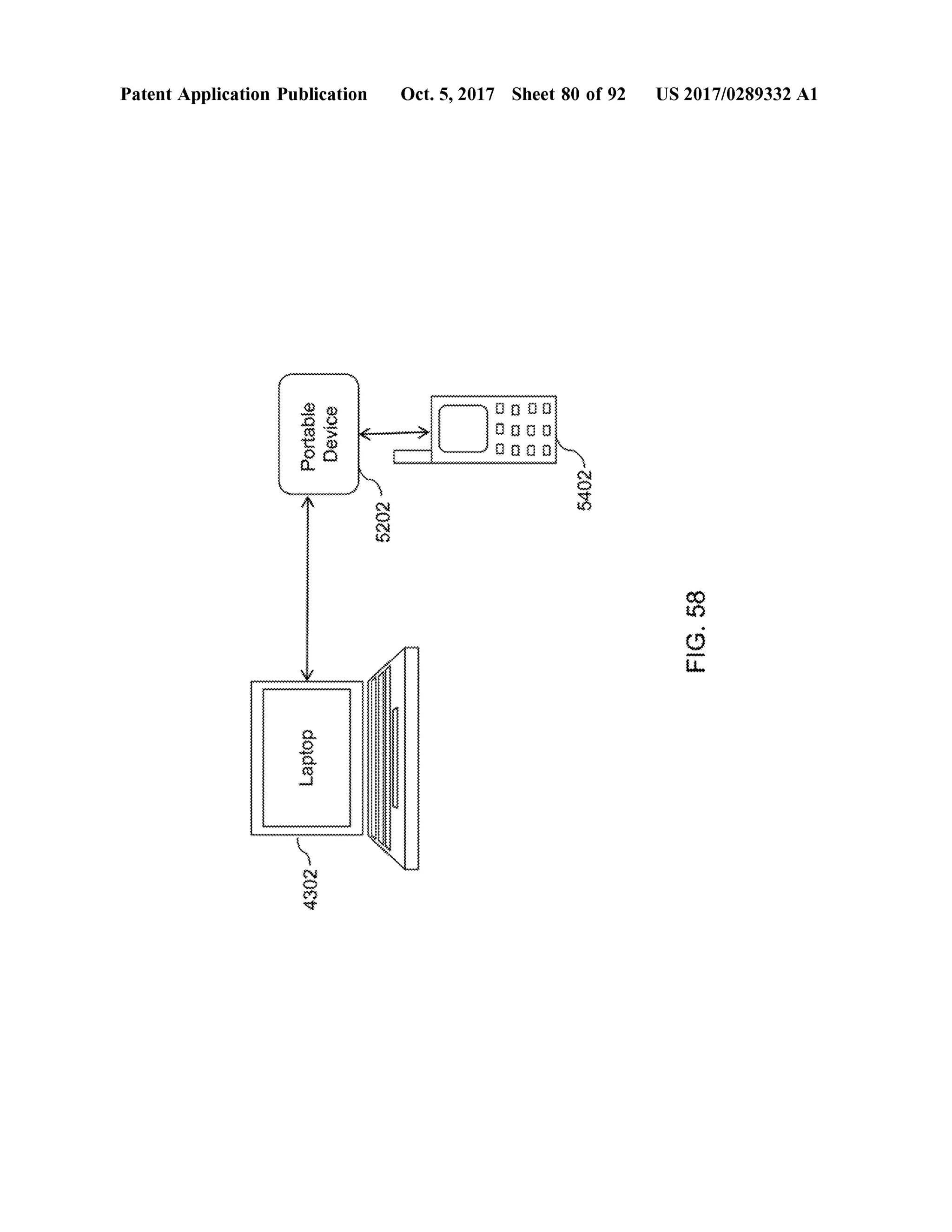 PatentApplication Publication Oct.5,2017 Sheet 80 of 92 US 2017/0289332 A1
tyytytytytytttttttttttty
?? ?? ?? 3}{
Device{}
0000
000 wwwwwwW
54025202WWWWWWW
4
444 FIG.58
AAAAAAAAAAAAAAAAA wwwwwwwwwwwwwwwww
wwwwwwwwwwwwwwwwwwwwwwwwwwwwwwwwwwwwwwww A
wwwwwwwwwwwwwwwwwwwwwwwwwwwwwwwwwwwwwwwww. Laptop
AMMAAAAAAAAAAAAA
wwwwwwwwwwwwwwwwwww
4302
 
