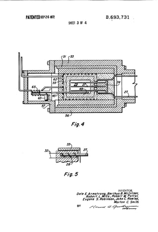 PMENTEDSEPZB m

3.593.731

SHEET 3 OF 4

E
 

/ / 7/

' 

_








I/
/

7/
I

’

I











34
J

65


i



45)

WA



x



7//










‘

//////////////,



56

Fig. 4

32

142451.14

INVENTOR.

Dale E Armsfran _, Ber fl;
Robert L.

//ls,/?0

B.Mc1nf

Eugene $.Robinsan, Jab

. For

,

.Row/ey,

Morton C. Smith
BY

 