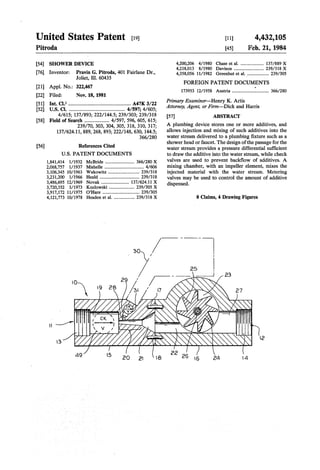 Us4432105 shower device