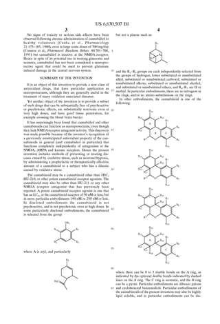 U S6630507 Cannabis
