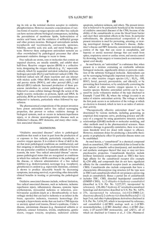 U S6630507 Cannabis