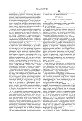 U S6630507 Cannabis