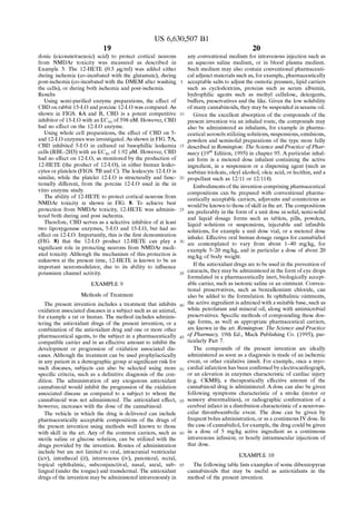 U S6630507 Cannabis