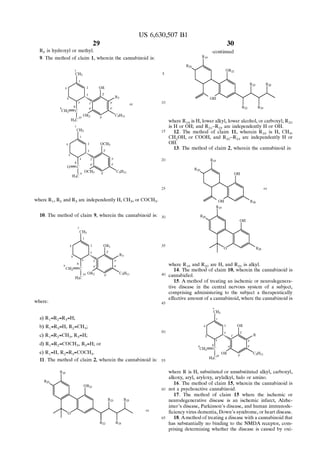 U S6630507 Cannabis