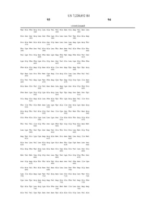 His
Pro
Thr
385
Wall
Glu
465
Ala
Phe
Glu
Thr
Ala
545
Glin
Thr
Teu
Asp
Ala
625
His
Met
Ser
Glin
Lys
705
Ala
His
Ser
Ala
370
Gly
Ala
Asn
450
Wall
Asn
Asn
Asp
Ile
530
Arg
Phe
Wall
Tyr
610
Ser
Arg
Wall
Gly
Ala
69 O.
Ile
Telu
Ala
Wall
Phe
Ser
355
Met
Phe
Pro
Phe
Glin
435
Telu
Wall
Glin
Glin
515
Thr
Thr
His
Wall
Thr
595
Pro
Telu
Phe
Met
Asp
675
Wall
Ala
Tyr
Wall
Arg
340
Arg
His
Ser
Gly
Phe
420
Asp
Pro
Asp
Wall
Trp
5 OO
Asp
Glin
Wall
Glin
Ile
Wall
Lys
Wall
Tyr
Cys
660
Ala
Thr
Asp
Telu
740
Cys
Glu
Teu
Ala
Wall
Asn
405
Lys
Gly
Thr
Lys
Ile
485
Gly
Ala
Met
Ala
Lys
565
Gly
Tyr
Cys
Teu
Arg
645
Gly
Thr
Ala
Lys
Asn
725
Tyr
Teu
Ser
Ala
Ala
390
Phe
Glu
Asn
Met
Tyr
470
Wall
Lys
Teu
Asn
Gly
550
Teu
Thr
Ser
Ala
630
Teu
Gly
Thr
Asn
Tyr
710
Lys
Asn
93
Gly
Phe
Ser
375
Ala
Asn
Gly
Ala
Cys
455
Phe
Asn
Ala
Phe
Teu
535
Wall
Teu
Ser
Asp
Arg
615
Arg
Ala
Ser
Ala
Wall
695
Wall
Asp
His
Ser
Wall
Lys
360
Gly
Telu
Lys
Ser
Ala
440
Asp
Asn
Ala
Lys
Ser
Lys
Lys
Wall
600
Ala
Lys
Asn
Telu
Tyr
680
Asn
Arg
Wall
Phe
Asn
Wall
345
Glu
Asn
Thr
Ser
425
Ile
Ile
Telu
Telu
505
Ile
Ser
Phe
585
Glu
Met
His
Glu
Tyr
665
Ala
Ala
Asn
Asp
Ser
745
His
Telu
Telu
Asn
Phe
410
Wall
Ser
Arg
Asp
490
Thr
Ala
Ile
570
Thr
Pro
Asn
Cys
650
Wall
Asn
Telu
Telu
His
730
Met
Ala
Asn
Teu
Teu
Asn
395
Glu
Asp
Glin
Asp
475
Ile
Ser
555
Ala
Gly
Pro
Asn
Thr
635
Ala
Ser
Teu
Glin
715
Glu
Met
Ala
US 7,220,852 B1
-continued
Glin
Wall
Teu
Wall
Asp
Teu
Teu
460
Gly
Ser
Asp
Arg
Ser
540
Thr
Ala
Gly
His
Met
Glin
Pro
Wall
Ser
7 OO
His
Phe
Ile
Glin
Asp
Tyr
365
Asp
Ala
Phe
Asp
4 45
Teu
Gly
Ala
Ser
Asn
525
Ala
Met
Thr
Trp
Teu
605
Teu
Wall
Gly
Phe
685
Thr
Arg
Wall
Teu
Gly
Wall
35 O
Ala
Lys
Phe
Ala
His
43 O
Gly
Met
51O.
Wall
Thr
Arg
His
59 O
Met
Arg
Asn
Telu
Gly
67 O
Asn
Asp
Telu
Asp
Ser
750
Telu
Asn
Ala
Arg
Glin
Wall
415
Phe
Wall
Ile
Phe
495
Ser
Ile
Asn
Asn
Gly
575
Asn
Gly
Ile
Telu
Ser
655
Thr
Ile
Gly
Glu
735
Asp
Wall
Telu
Asp
Thr
Thr
400
Ser
Phe
Arg
Wall
Asn
480
Pro
Pro
Arg
Arg
560
Ala
Met
Trp
Met
Ser
640
Glu
Ser
Asn
Glu
720
Phe
Asp
Ala
94
 