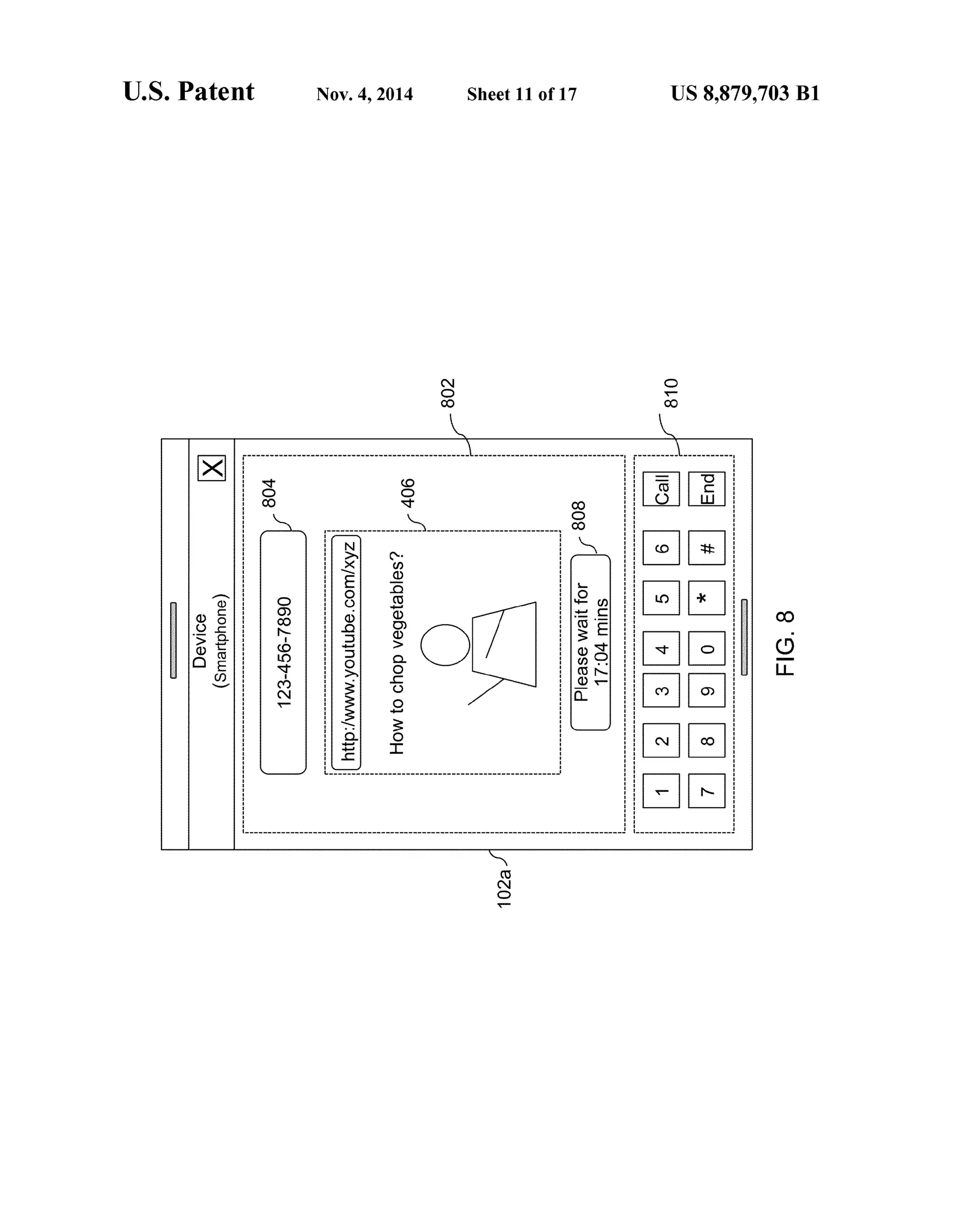 US 8,879,703 B1Sheet 11 of 17Nov. 4, 2014U.S. Patent
Z09
90°/?
{------------------------------------------------------}
 