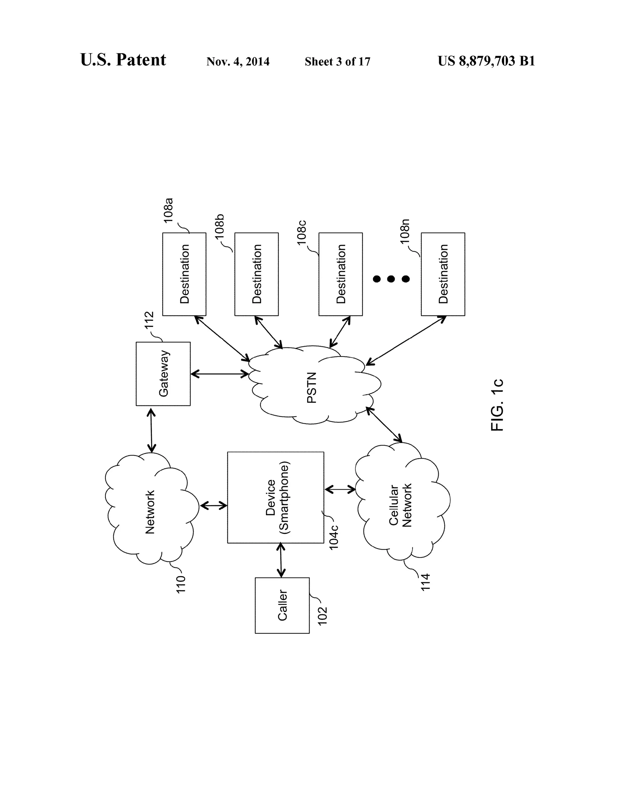 US 8,879,703 B1Sheet 3 of 17Nov. 4, 2014U.S. Patent
(
 