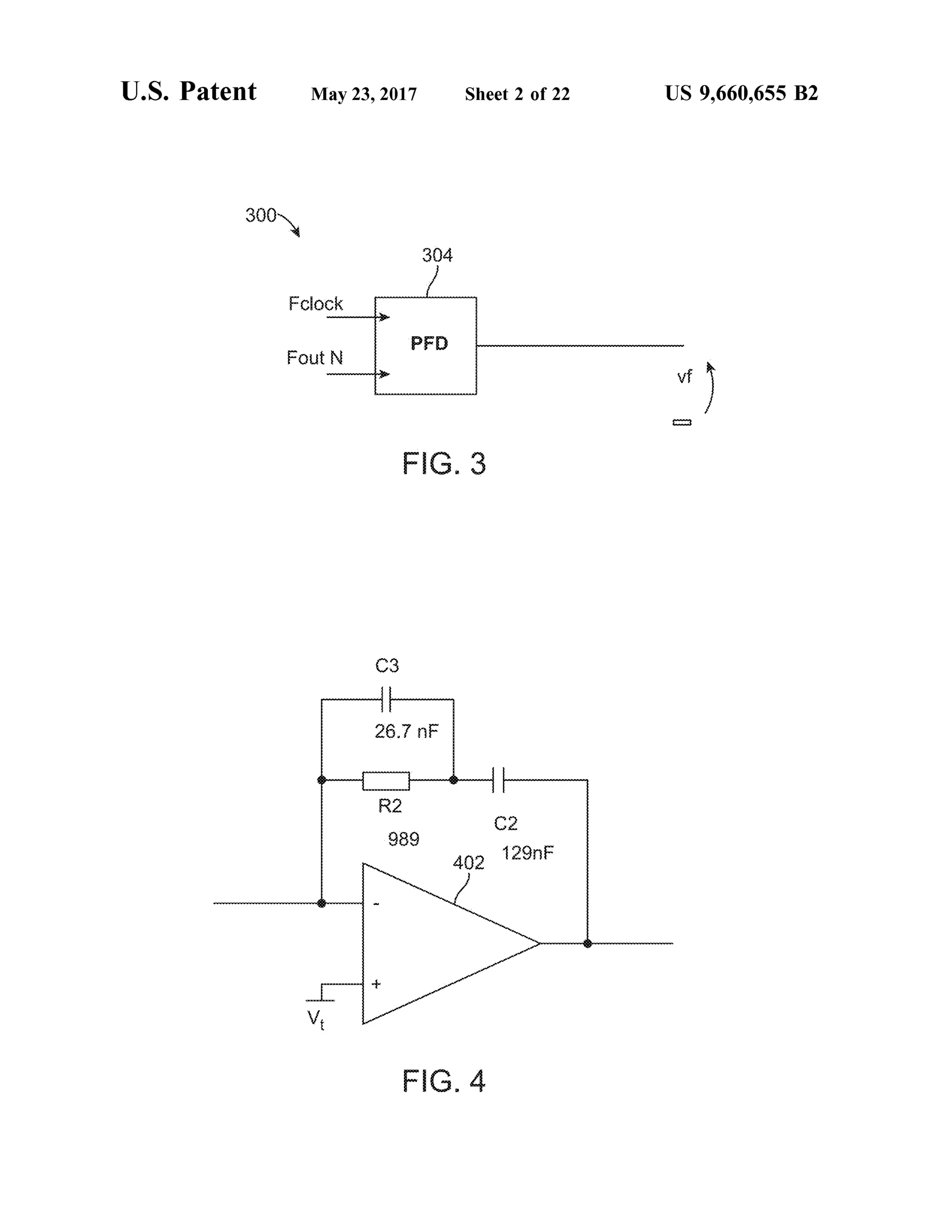 U.S. Patent May 23, 2017 Sheet 2 of 22 US 9,660,655 B2
300N
3O4.
FG. 3
FG. 4
 