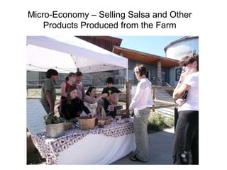 Micro-Economy – Selling Salsa and Other Products Produced from the Farm 
