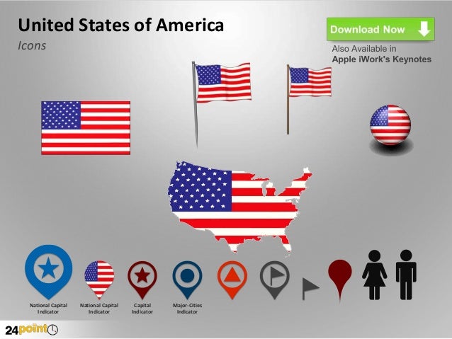 United States Of America Usa Map Editable Ppt Presentation