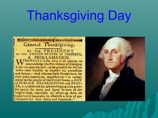 Thanksgiving Day
 