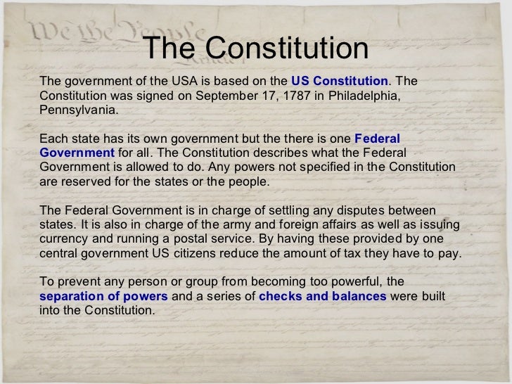 us system of government what form of government is the us federal government