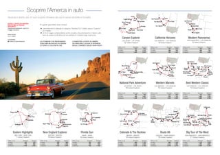 14 GIORNI / 12 NOTTI
PARTENZE DI SABATO
1 giorno, Italia/ Anchorage - Partenza con voli di linea alla volta di An-
chorage (via Europa).Arrivo e trasferimento in albergo dove incontrerete un
incaricato dell’ufficio corrispondente che vi comunicherà l’orario di ritrovo e
partenza del giorno successivo. Cena libera. Pernottamento all’hotel SpringHill
Suite University Lake (3 stelle).
2 giorno,Anchorage/ Denali Park (385 km) - Prima colazione.
Partenza in pullman attraverso la MatanuskaValley, una delle regioni più fertili
dell’Alaska. Pranzo libero lungo il tragitto alla volta diTalkeetna, punto di
partenza per le escursioni sul Monte McKinley (6198 m.), la cima più alta del
Nordamerica. Cena libera e pernottamento all’hotel Denali Bluffs (3 stelle).
3 giorno, Denali National Park - Prima colazione. Escursione dell’intera
giornata nella riserva naturale del grande parco Denali. La visita si effettua a
bordo di veicoli con conducente/narratore messi a disposizione dal parco. Po-
trete ammirare meravigliosi panorami e vedute del Monte McKinley oltre a una
fauna selvatica eccezionale, dalle numerosissime specie di uccelli agli orsi grizzly,
orsi neri, lupi, mandrie di caribù e alci. Pranzo e cena liberi. Pernottamento.
4 giorno, Denali Park/ Fairbanks (195 km) - Prima colazione. Partenza
per Nenana e visita all’Alaska Railroad Museum che illustra la storia della ferrovia
e delle fasi della sua costruzione. Pranzo libero e proseguimento per Fairbanks,
nota come la “Golden Heart City” poiché situata nel “cuore” geografico dello
Stato. Giro orientativo della città e isita all’Università e al Museum of the North,
che conserva il patrimonio artistico e culturale dell’Alaska e della regione circum-
polare. Cena libera e pernottamento all’hotel SpringHill Suites Fairbanks (3 stelle).
5 giorno, Fairbanks/ Destruction Bay (500 km) - Prima colazione.
In mattinata, soste a North Pole, curiosa cittadina con le strade perennemente
decorate in stile natalizio, e alla Rika’s Landing Roadhouse, un tipico emporio
situato nei pressi di Delta Junction. Pranzo libero. Nel pomeriggio si sosterà
presso laTrans-Alaska Pipeline, l’oleodotto di 1287 km che trasporta greggio
dalle aree petrolifere dell’Alaska settentrionale al terminale diValdez.Attraverso
ilTetlin National Wildlife Refuge, con le sue foreste di conifere, la tundra senza
alberi, fiumi, laghi e montagne innevate, si raggiunge il confine con la regione
delloYukon canadese. Cena libera e pernottamento alTalbot Arm Motel (3
stelle) di Destruction Bay.
6 giorno, Destruction Bay/ Haines (343 km) - Prima colazione.
Proseguimento al mattino lungo il Kluane National Park, che include il Monte
Logan (5.956 m), la più alta montagna del Canada. Nel pomeriggio, rientro negli
Stati Uniti e sosta ad Haines, dove esiste la più alta concentrazione di aquile
calve del mondo e dove visiterete il centro dedicato a questo simbolo dell’A-
merica. Pranzo e cena liberi. Pernottamento all’hotel Halsingland (3 stelle).
7 giorno, Haines/ Skagway (in traghetto) - Prima colazione. Dopo un
giro panoramico di Haines e di Fort William Seward, una delle postazioni militari
fondate in Alaska ai tempi della corsa all’oro, si sosta presso il vecchioTotem
PoleVillage di Port Chilkoot prima di attraversare in traghetto il fiordo naturale
del Lynn Canal. Giunti a Skagway, giro turistico della cittadina e del museo civico.
Pranzo e cena liberi. Pernottamento all’hotel Westmark Inn Skagway (3 stelle).
8 giorno, Skagway/ Whitehorse (175 km) - Prima colazione.Al
mattino, escursione in treno lungo la panoramica White Pass &Yukon Railroad.
Pranzo libero. Proseguimento in pullman attraverso la Klondike Road una delle
strade principali utilizzate dai cercatori d’oro in viaggio verso Dawson City.
Arrivo a Whitehorse, Canada, capitale delTerritorio delloYukon. Giro turistico
della città incluso visita al museo. Cena libera e pernottamento all’hotel Best
Western Gold Rush Inn (3 stelle).
9 giorno,Whitehorse/ Dawson City (530 km) - Prima colazione.
Continuazione attraverso la regione del Klondike con sosta per una passeggiata
lungo la diga sul fiumeYukon. Pranzo libero e proseguimento nel pomeriggio
per Dawson City, la città che nacque con la corsa all’oro. Giro turistico dei
principali siti storici come la famosa bisca DiamondTooth Gertie’s Saloon. Cena
libera e pernottamento all’hotel Westmark Inn Dawson City (3 stelle).
10 Giorno, Dawson City/Tok (300 km) - Prima colazione. Prima di
lasciare Dawson City si visitano il museo dedicato alla corsa all’oro, Klondike
Gold Rush, e il Jack London Museum. Nuovo rientro negli USA e pranzo libero.
Sosta nella cittadina fantasma di Chicken, un tempo cuore delle attività dei
minatori, e proseguimento perTok con sosta al centro visitatori. Cena libera e
pernottamento all’hotelThe Golden Bear (3 stelle).
11 giorno,Tok/Valdez (410 km) - Prima colazione. Partenza per Glen-
nallen, al confine con il Wrangell-St. Elias National Park. Il parco è il risultato di
fattori climatici estremi, nonché un complesso mosaico di forestetipi di foresta,
prati, acquitrini e fiumi, con una fauna molto diversificata. Pranzo libero e pro-
seguimento perValdez, principale centro commerciale dell’Alaska. Passeggiata
lungo il Dock PointTrail situato su una penisola panoramica diValdez. Cena
libera e pernottamento all’hotel Best WesternValdez Harbor Inn (3 stelle).
12 giorno,Valdez/ Prince William Sound/ Anchorage (161 km) - Pri-
ma colazione.Al mattino, escursione in battello da Whittier al Prince William
Sound per osservare il ghiacciaio che si sgretola fragorosamente nel mare.
Pranzo libero. Proseguimento in pullman verso il Portage Glacier, ghiacciaio lun-
go quasi 10 km, il più grande della valle. Qui si salirà in funivia sul Mount Alye-
ska.Al termine, continuazione per Anchorage lungo la strada panoramica. Cena
libera e pernottamento all’hotel SpringHill Suites University Lake (3 stelle).
13 giorno,Anchorage/ Italia - Prima colazione.Trasferimento in aero-
porto e partenza per l’Italia con voli di linea. Pernottamento a bordo.
14 giorno, Italia - Arrivo in Italia.
Nelle terre selvagge di Yukon e Alaska fra
sontuose foreste e maestosi ghiacciai.
L’ultima frontiera d’America. Include 12
prime colazioni.
Anchorage Denali Fairbanks Dawson City Tok Valdez
GOW - Alaska
37Alaska
Con accompagnatore locale
di lingua italiana.
13 GIUGNO 3.895 3.015 3.195 2.490
8 AGOSTO 4.380 3.380 3.195 2.490
Bambino = min. 8 max 11 anni in camera con 2 adulti; *SoloTour = senza la porzione aerea.
Supplemento camera singola € 1.150.Terzo adulto in doppia uso tripla riduzione € 675 per camera. CON LUFTHANSA / BRITISH AIRWAYS
/ AIR FRANCE-KLM E DELTA quote valide da tutti gli aeroporti Nord e Centro Italia serviti dai singoli vettori. Da Sud Italia e isole (via Roma
CON ALITALIA) + partners SkyTeam AIR FRANCE-KLM E DELTA supp. € 150. Quota gestione pratica € 70 adulti e bambini dai 2 anni in poi.
TASSE AEROPORTUALI (circa): € 340.
QUOTE INDIVIDUALI
in doppia SOLO TOUR*
da Milano e Roma adulto bambino adulto bambino
NOVITÀ
Destruction
Whitehorse
Prince
William Valdez
Tok
Haines
 
