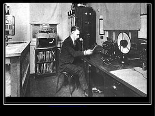 Студия американской радиостанции, 1923. 