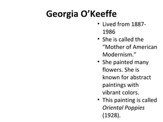 Usa artists | PPT