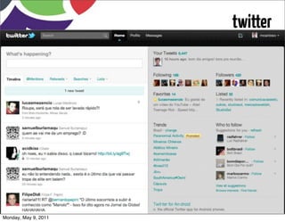 twitter




Monday, May 9, 2011
 