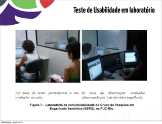 Teste de Usabilidade em laboratório




Wednesday, July 6, 2011   sequência de uso
 