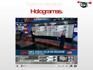 Curso Avançado  Hologramas. 