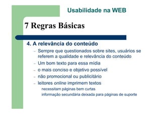 Usabilidade Web Alberane