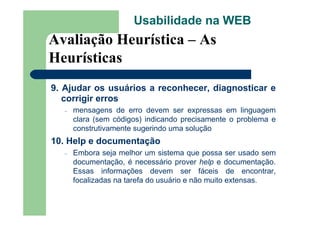 Usabilidade Web Alberane