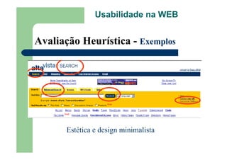 Usabilidade Web Alberane
