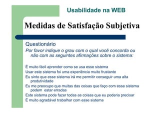 Usabilidade Web Alberane