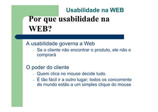 Usabilidade Web Alberane