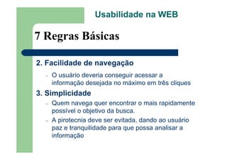 Usabilidade Web Alberane