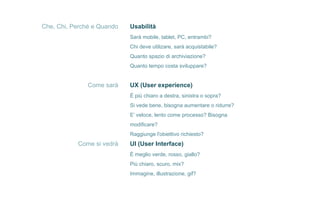 Usabilità, UX e UI | PDF