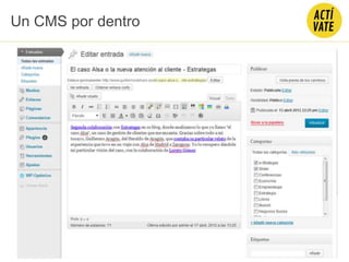 Un CMS por dentro
 