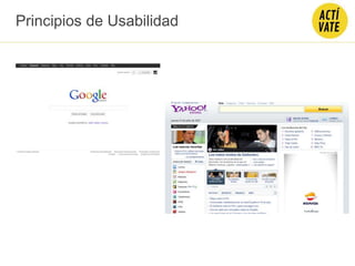 Principios de Usabilidad
 