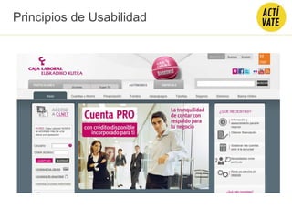 Principios de Usabilidad
 