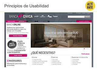 Principios de Usabilidad
 