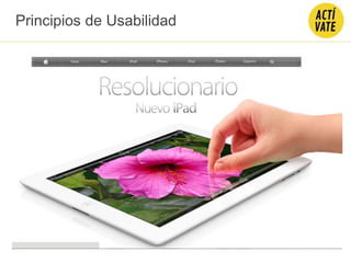 Principios de Usabilidad
 
