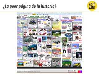 ¿La peor página de la historia?
 
