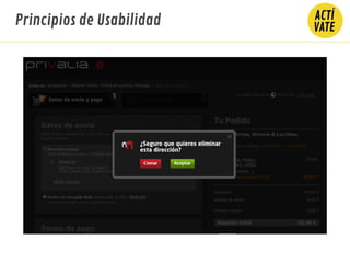 Principios de Usabilidad
 