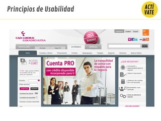 Principios de Usabilidad
 