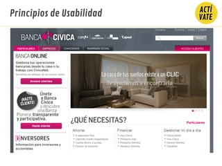 Principios de Usabilidad
 